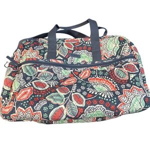 Vera Bradley Floral Quilted Duffel Bag Travel Carry On‎ Luggage